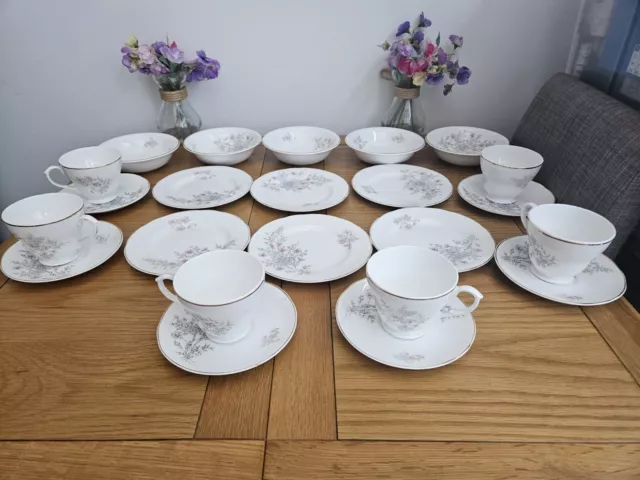 Royal Albert Mayfair Fine Bone China Set - 23 Individual Pieces.