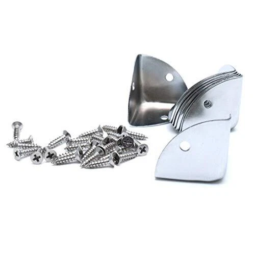 Parachoques de seguridad de borde de esquina Mcredy 1,3" de longitud lateral protector de borde de metal sólido