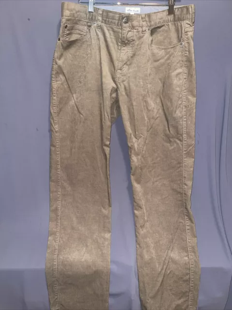 Peter Millar Superior Soft Corduroy Pants Mens 34x34 Brown 5-pocket