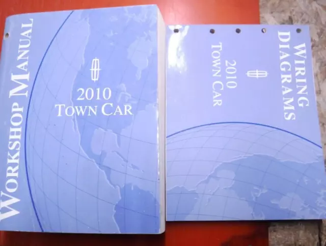 2010 LINCOLN TOWN CAR Service Repair Shop Workshop Manual Set FACTORY OEM EWD