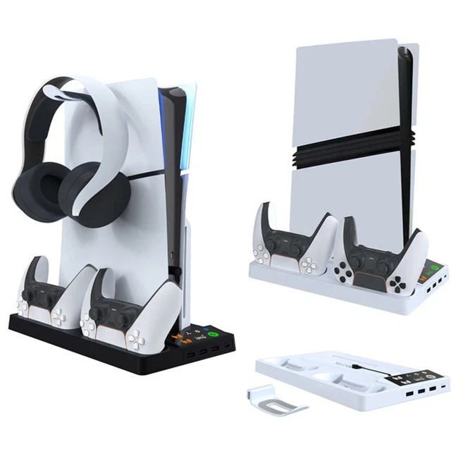 COOLING DOCK FOR PS5 Pro Featuring Adjustable Fan Speeds and Controller ...