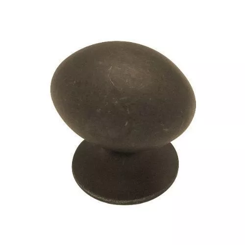 Herrajes de cocina de bronce de fútbol ovalado Knob PN0395