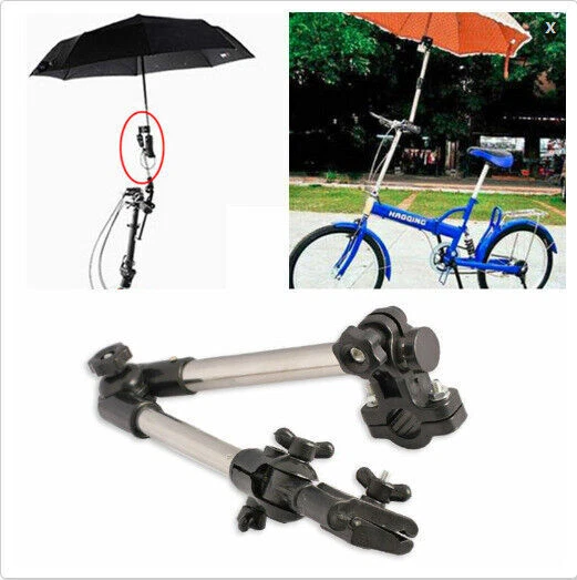 Shuade Regenschirmhalter 2er Set - Für Angelstuhl, Kinderwagen & Fahrrad