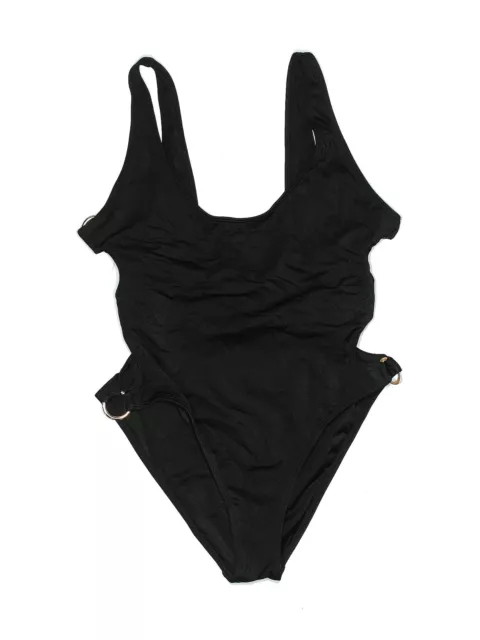 LA Hearts Women Black One Piece Swimsuit L