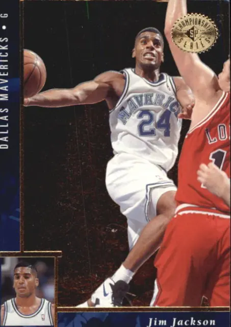1995-96 SP Championship Dallas Mavericks Basketball Card #22 Jim Jackson
