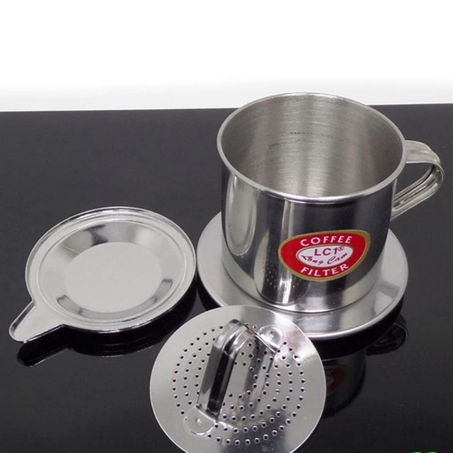PORTABLE VIETNAMESE STAINLESS Steel Coffee Filter Cup Durable and Easy