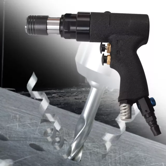 Pneumatic Handheld Tapper Tapping Machine Drill Tool With 6x M3-M12 Chuck Set