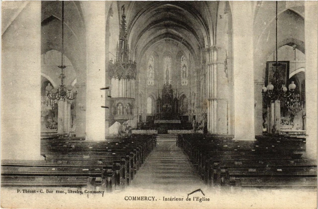 CPA AK COMMERCY - Intérieur de l'Église (432611)