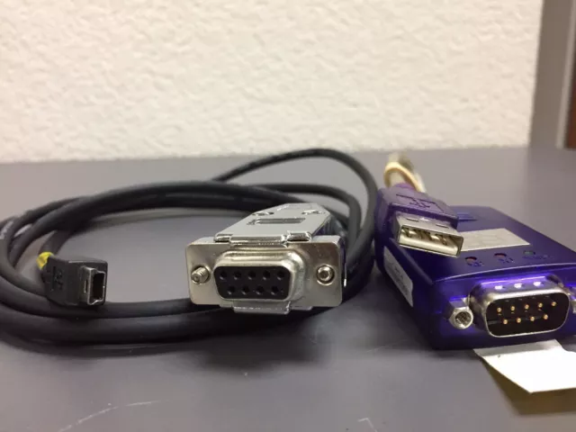 Mini B & DB9 Male Serial w/6ft Cable and U232-P9 USB converter & USB 2.0 w/6" C 2