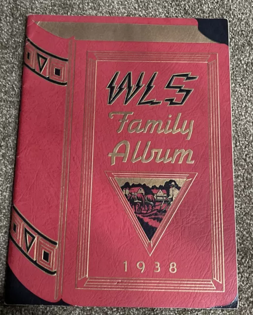 WLS Family Album 1938 SIGNED Grace Wilson + Murphy Barrnyard Jamboree Photo