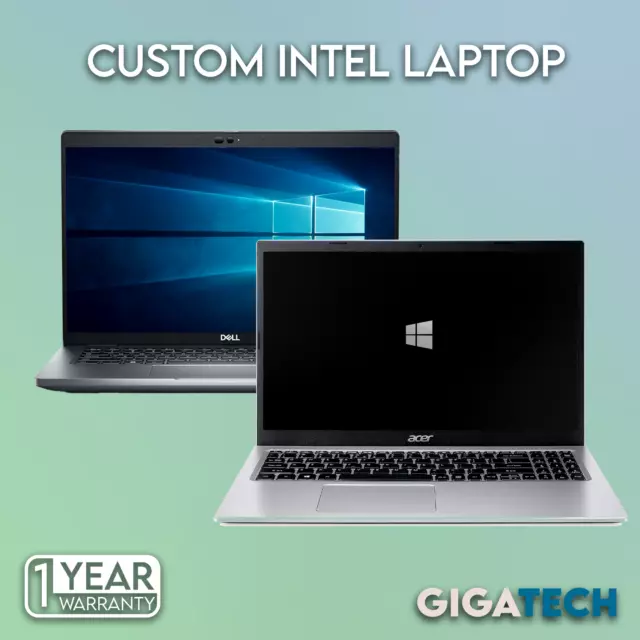 FAST CHEAP Intel Core i3 / i5 LAPTOP - 8GB RAM - WiFi - Windows 10 - 120GB / 1TB