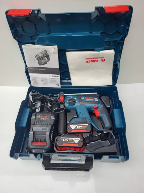 Bosch GBH 18 V-EC 18V Brushless SDS Plus Rotary Hammer Drill.2 x 5.0Ah Battery's