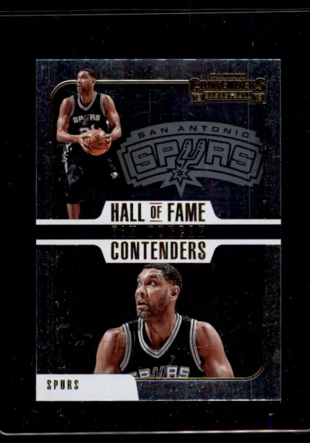 2018-19 Panini Contenders Hall Of Fame Tim Duncan San Antonio Spurs #18
