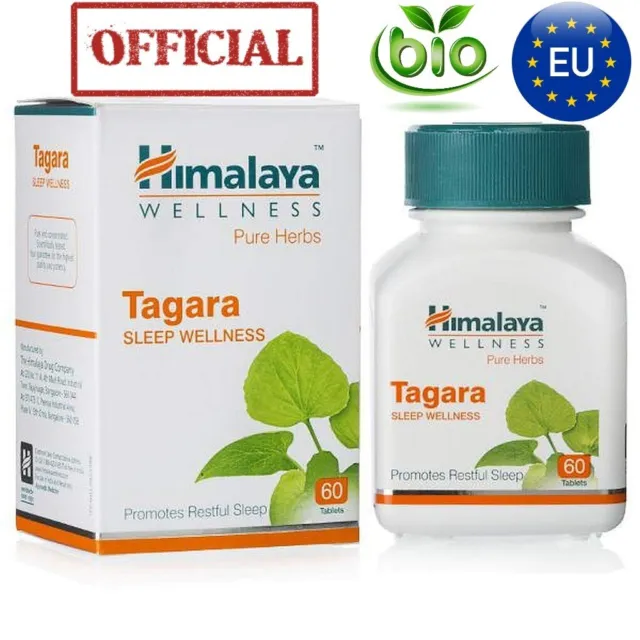 Himalaya Tagara 60 Tabletten Official gegen Angst Stress und Schlaflosigkeit