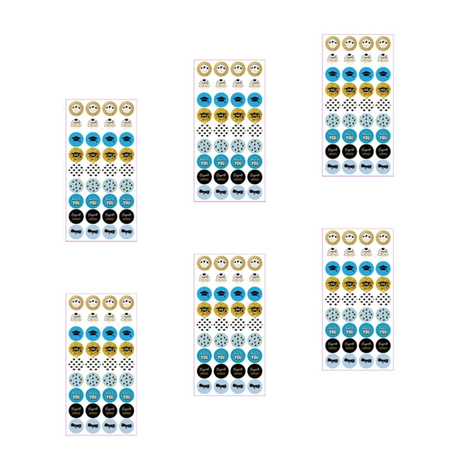 Sealing Sticker Graduation Label Diploma Cap Stickers Decals Candy