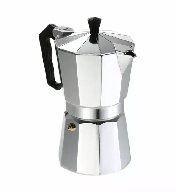 Caffettiera moka in alluminio macchina macchinetta caffe  1 2 3 6 tazze espresso