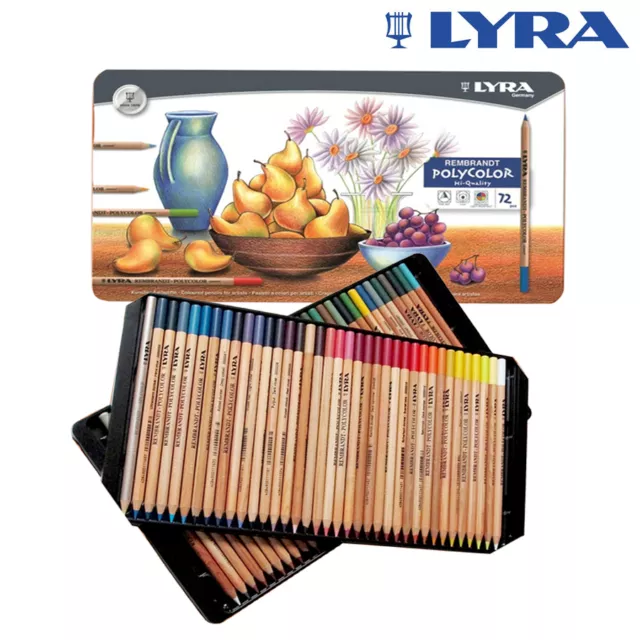 Boîte de crayons de couleurs Rembrandt Polycolor de Lyra, qualité