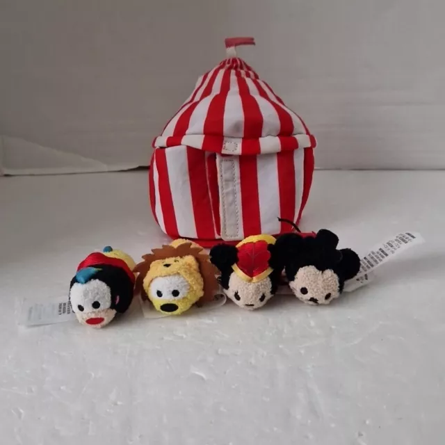 Disney Micro Tsum Tsum Zirkuszelt Set Mickey Minnie Maus Pluto albern 2