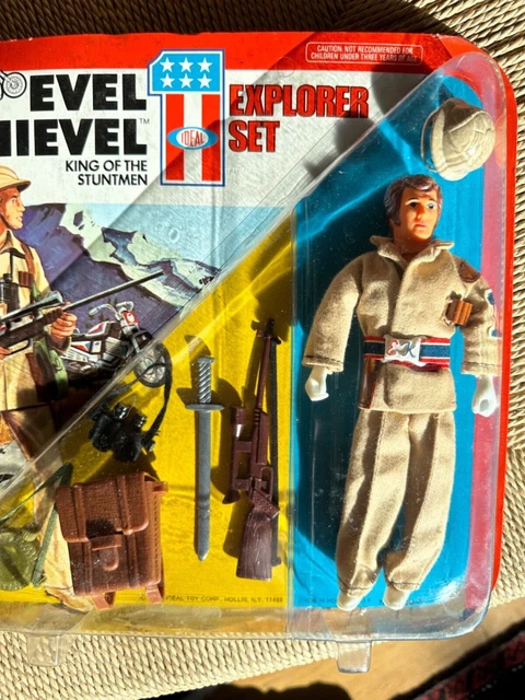 Vintage Ideal Evel Knievel Set - MOC