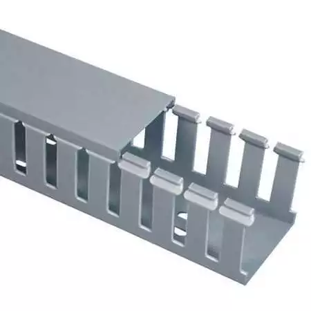 Panduit G1.5X2lg6-A Wire Duct,Wide Slot,Gray,1.75 W X 2 D