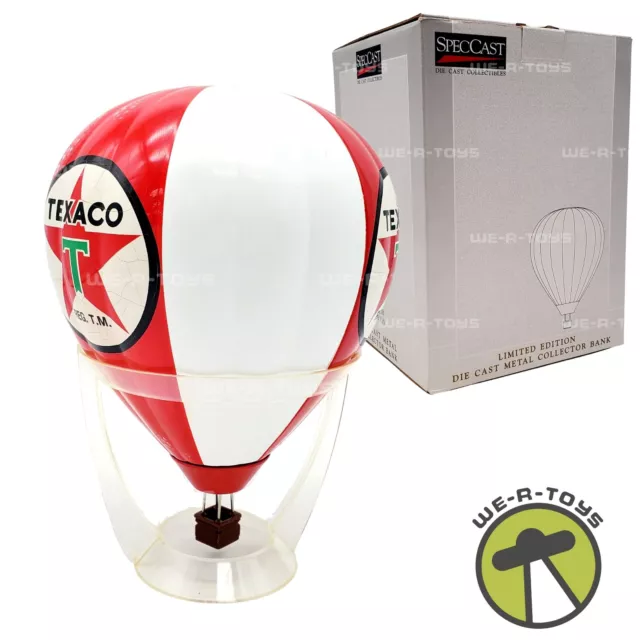 SpecCast Limited Edition Hot Air Balloon Die Cast Collector Bank Texaco USED