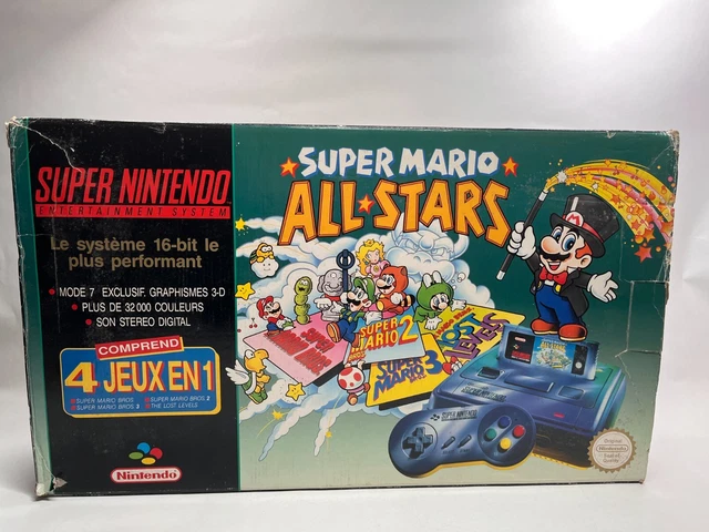 NINTENDO SUPER NES Fr / Pack Mario All Stars / Complet : Jeu , Notices