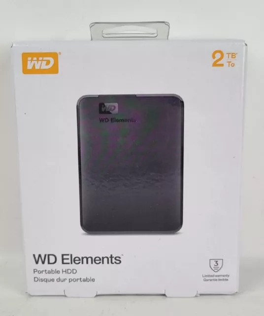 Western Digital (WD) Elements Portable - 1 To (Noir) - Disque dur externe Western  Digital sur