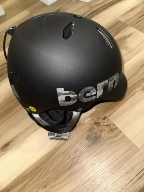 Bern BRAND NEW Snow Helmet Bandito MIPS Matte Black Camp Size SM/MD