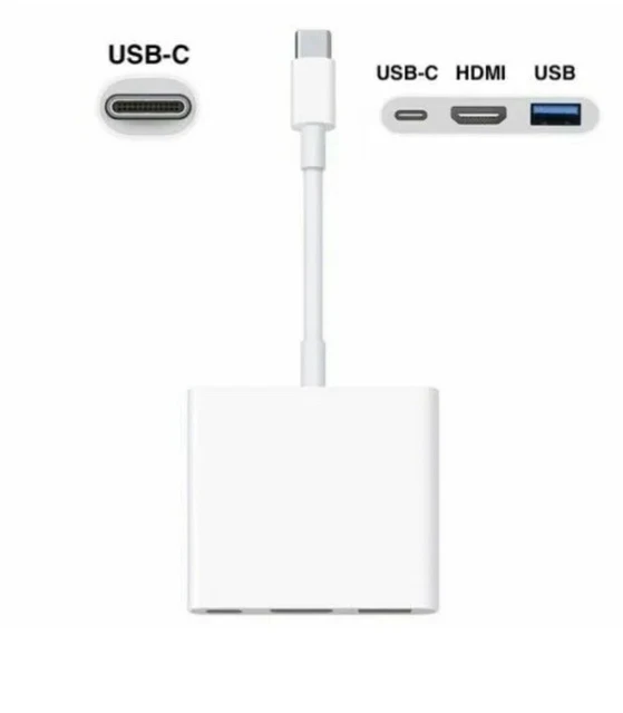 APPLE USB C DIGITAL AV Multiport Adapter A1621 45.00 PicClick AU