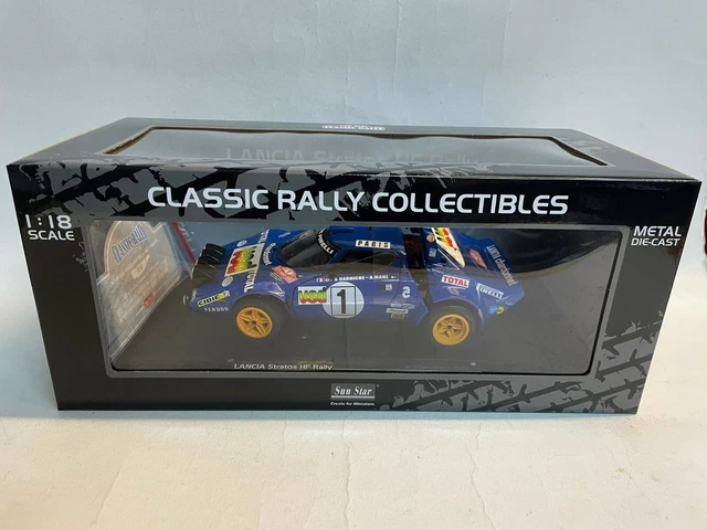 Sunstar Lancia Stratos HF #1 Darniche Rally Monte Carlo 1980 1/18 4519