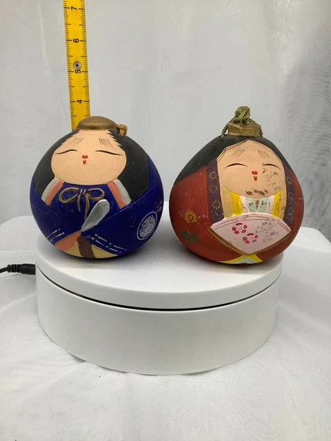 Japanese Clay Bell Ceramic Dorei Asian Antiques Lord Princess
