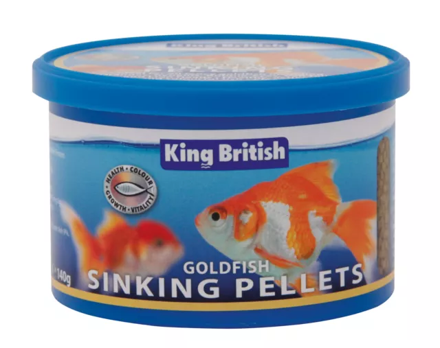 King British Poisson Rouge Boulettes Plongeantes Complet Eau Fraiche