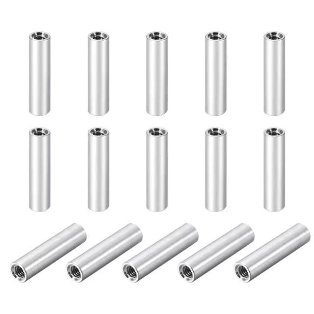 15uds M3x20mm Redondo Aluminio Separador Columna Espaciador Hembra para DIY