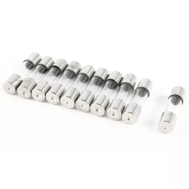 10 Pcs Coup Rapide Type Tube En Verre Fusibles 5x20mm 250V 2Amp