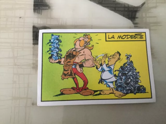 PANINI STICKER Astérix ff judo offert par sport 2000 la modestie