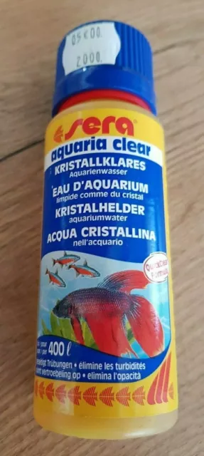 Sera Aquaria Clear 100ml Elimine les turbidités Eau limpide