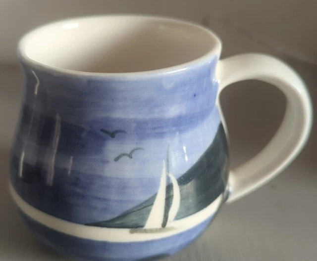 Tracy Savage Hand Painted Cream / Milk Jug. VGC. FREE POSTAGE.