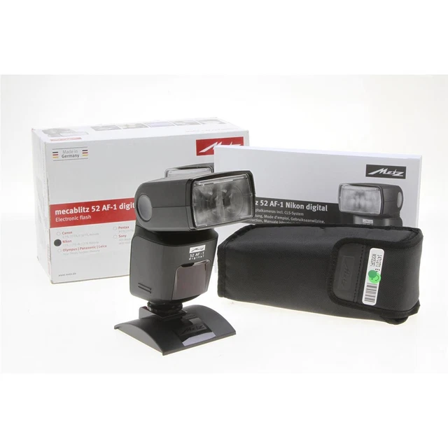 Metz Mecablitz 52 AF-1 TTL Touchscreen Shoe Mount Flash for Nikon DSLRs