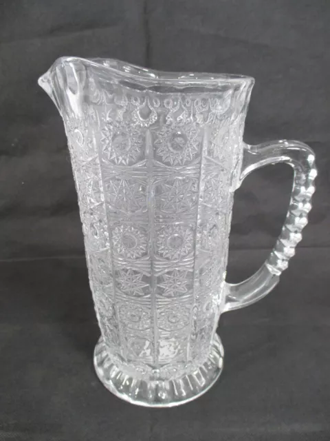 Royal Boch of Belgium Heavy Cut Glass Jug Pitcher