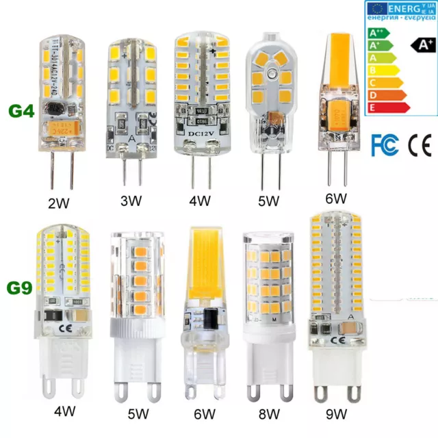 lampadina G9 G4 2W 3W 4W 5W 6W 8W 9W Luce di mais Lampadina  AC DC 12V 220V COB