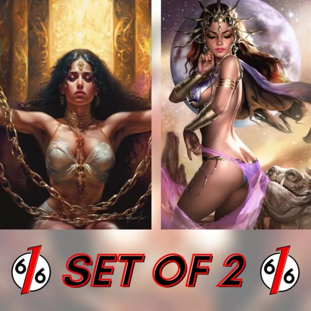 🔥 DEJAH THORIS 1-2 SET PARRILLO & JOSH BURNS Coppertone 616 Virgin Variant Set