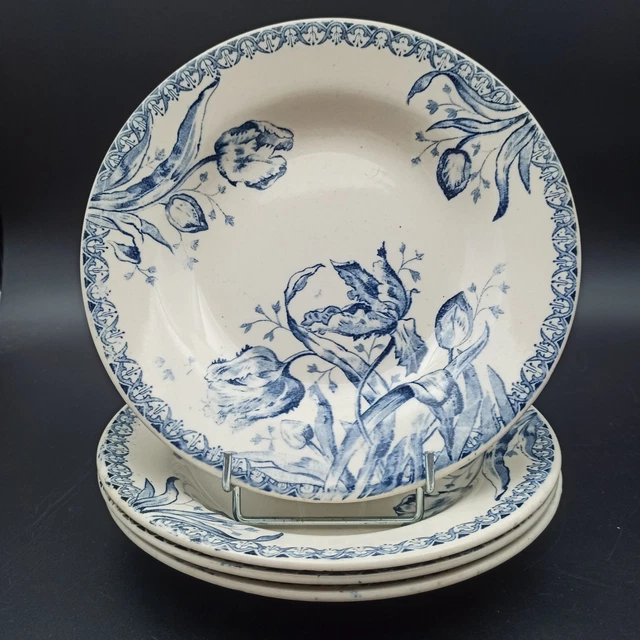 12 Assiettes creuses à Poissons - Vallauris - Marius Giuge 1950 / 1975 - Décoration