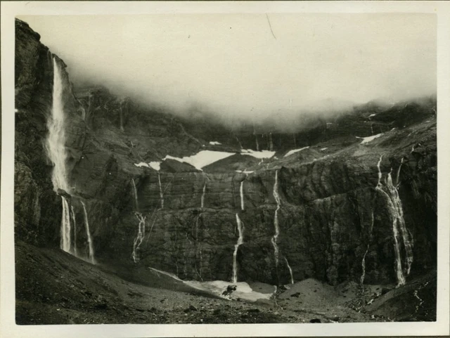 FRANCE PYRENEES CIRQUE de Gavarnie Circus Waterfalls Mountain Old Photo ...