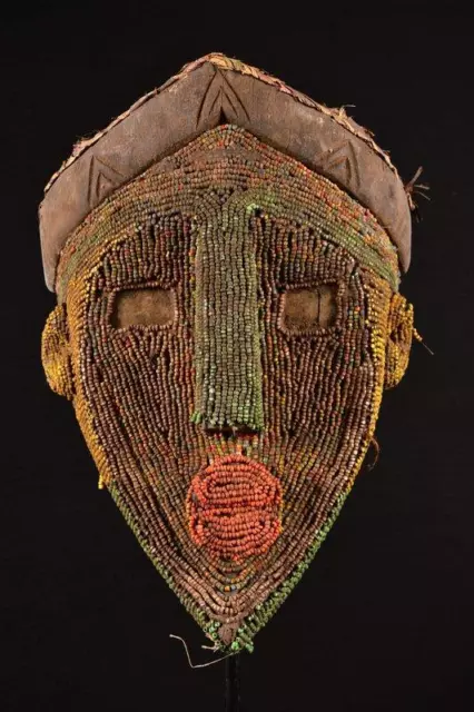 21739 African Large Lwalwa Helmet Mask/Helmet Mask Dr Congo