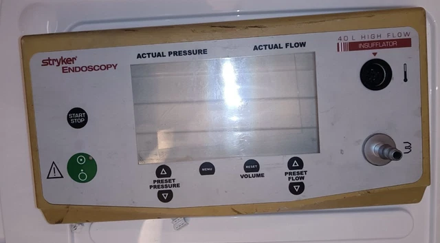 Front Panel for Stryker Endoscopy 40 L 40L High Flow Insufflator 620-040-000