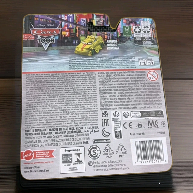 DISNEY PIXAR CARS Komodo Tokyo Mater ( New) Official Mattel Diecast ...