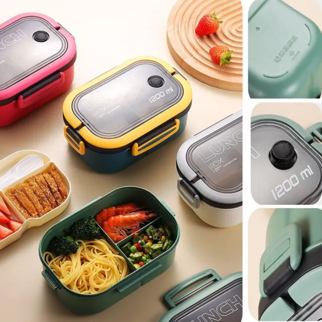Lunch Box Lunch-Tasche Mikrowellen fähige Bento Box Lebensmittel behälter