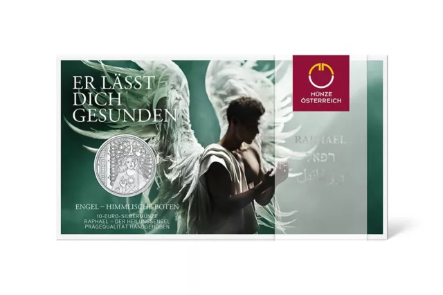 Österreich 10 Euro Silber hgh 2018  ENGEL Raphael