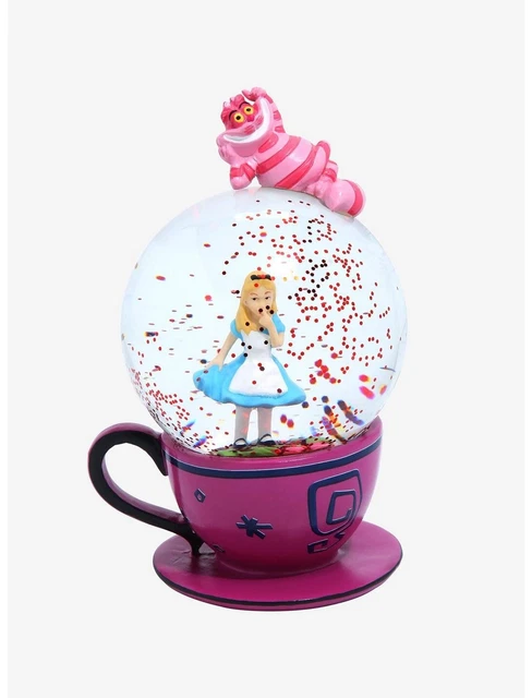 Disney's Alice in Wonderland Teacup Snow Globe, NEW Disney's Alice in Wonderland Teacup Snow Globe, NEW