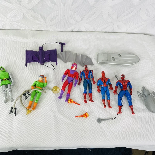 1990’s Marvel Super Heroes Amazing Spider-Man Action Figure Lot Toy Biz Dr Doom